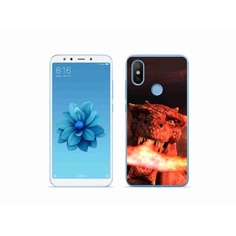 Gelový kryt mmCase na mobil Xiaomi Mi A2 - drak
