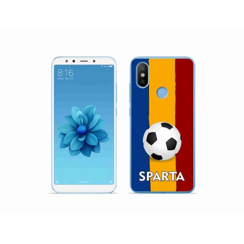 Gelový kryt mmCase na mobil Xiaomi Mi A2 - fotbal 1