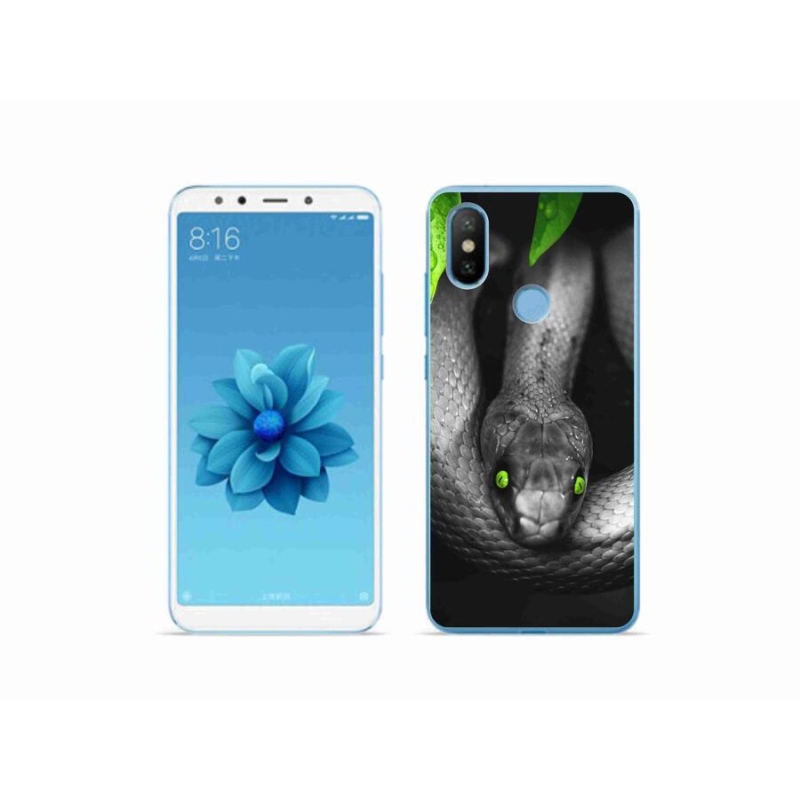 Gelový kryt mmCase na mobil Xiaomi Mi A2 - had