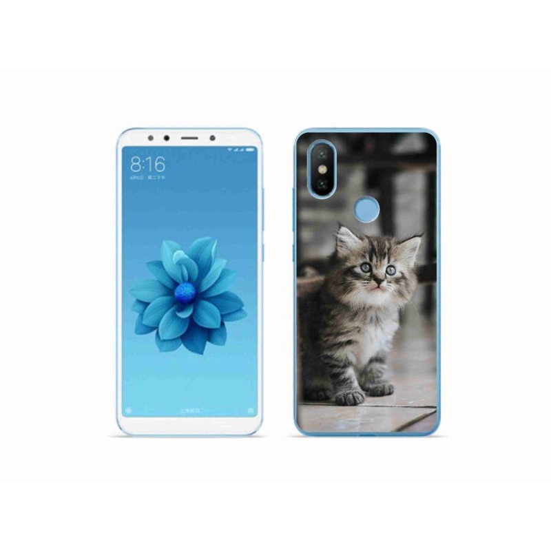 Gelový kryt mmCase na mobil Xiaomi Mi A2 - koťátko