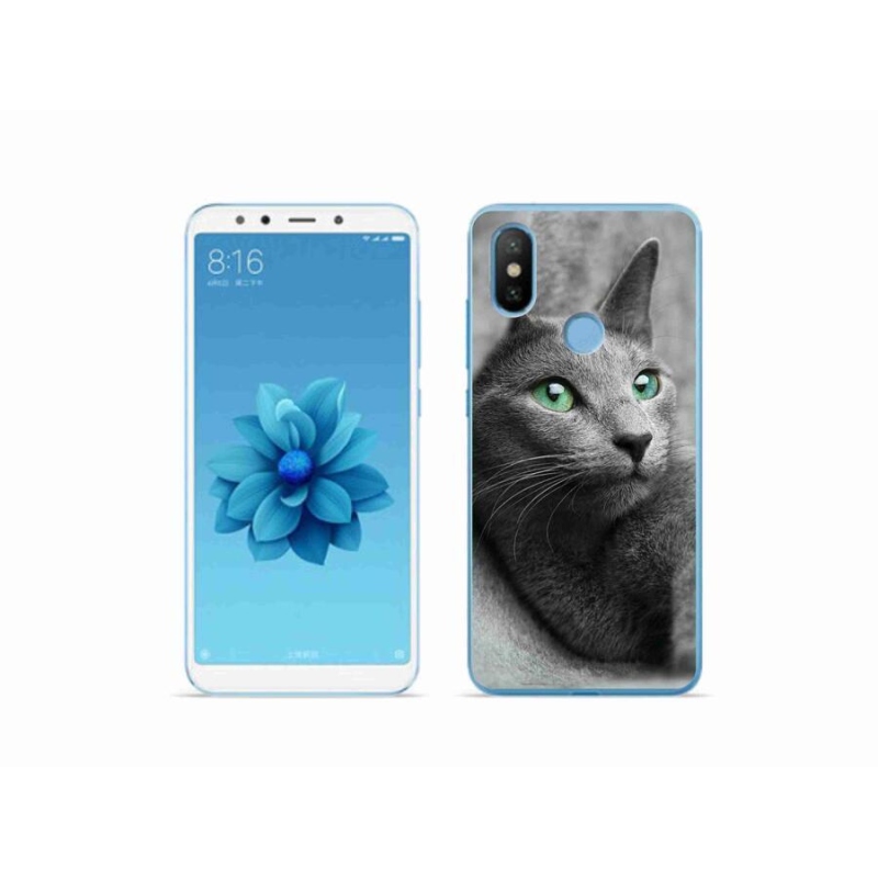 Gelový kryt mmCase na mobil Xiaomi Mi A2 - kočka 2