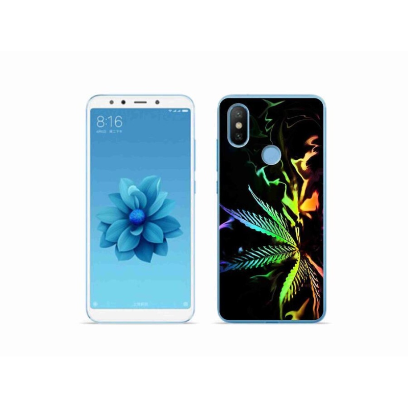 Gelový kryt mmCase na mobil Xiaomi Mi A2 - konopí 2