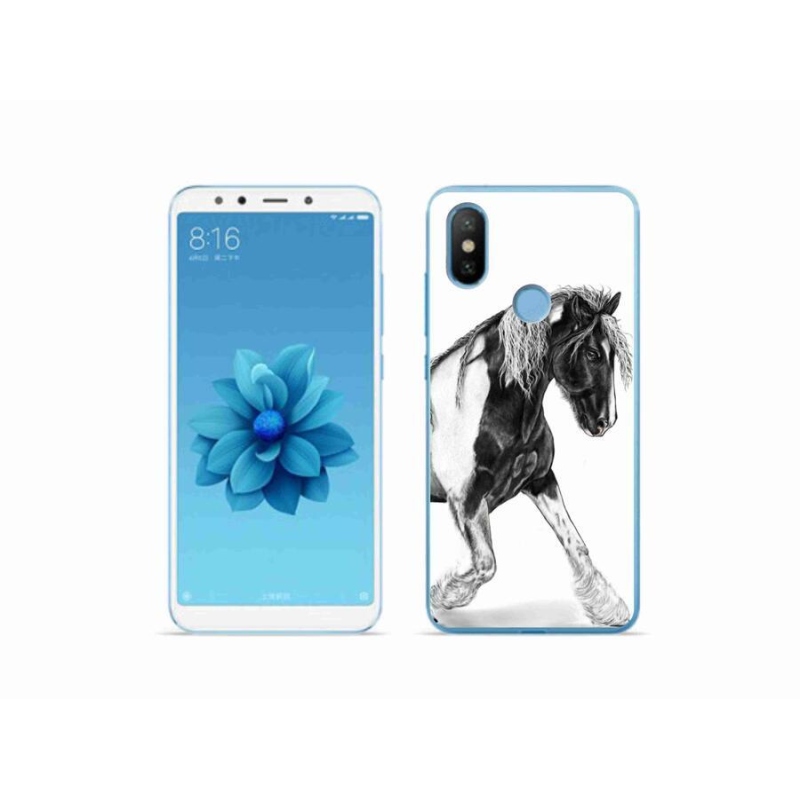 Gelový kryt mmCase na mobil Xiaomi Mi A2 - kůň