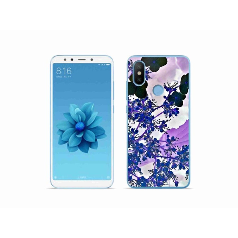 Gelový kryt mmCase na mobil Xiaomi Mi A2 - květ hortenzie