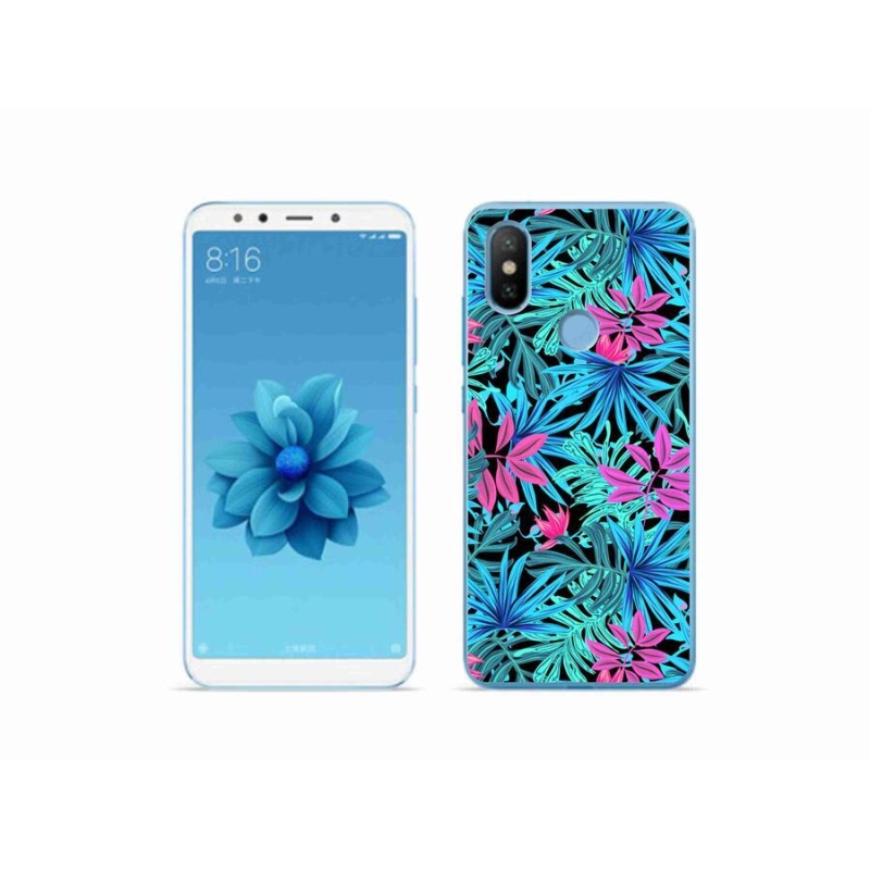 Gelový kryt mmCase na mobil Xiaomi Mi A2 - květiny 3