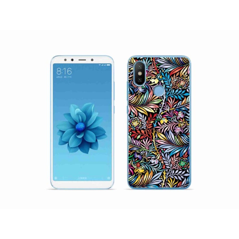 Gelový kryt mmCase na mobil Xiaomi Mi A2 - květiny 5