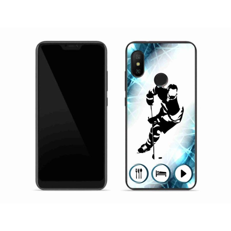 Gelový kryt mmCase na mobil Xiaomi Mi A2 Lite - hokej 1