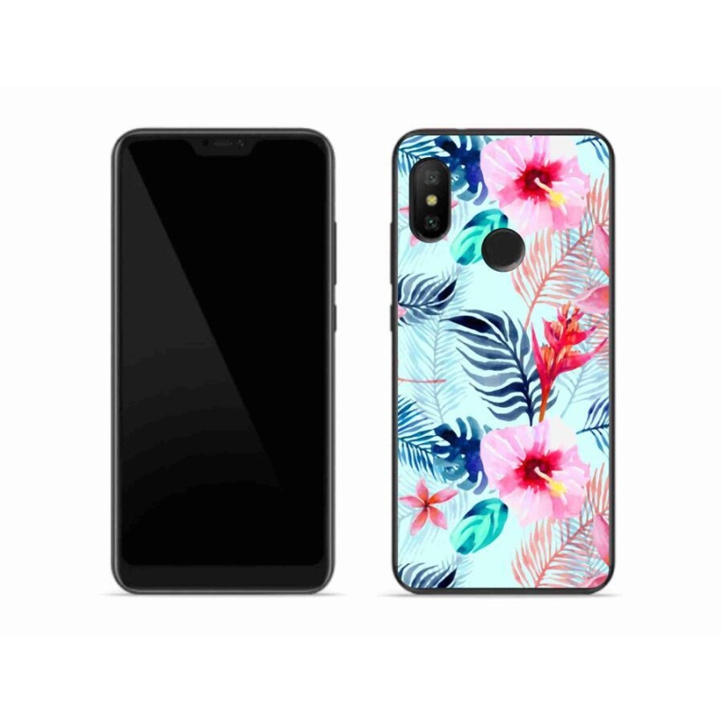 Gelový kryt mmCase na mobil Xiaomi Mi A2 Lite - květiny