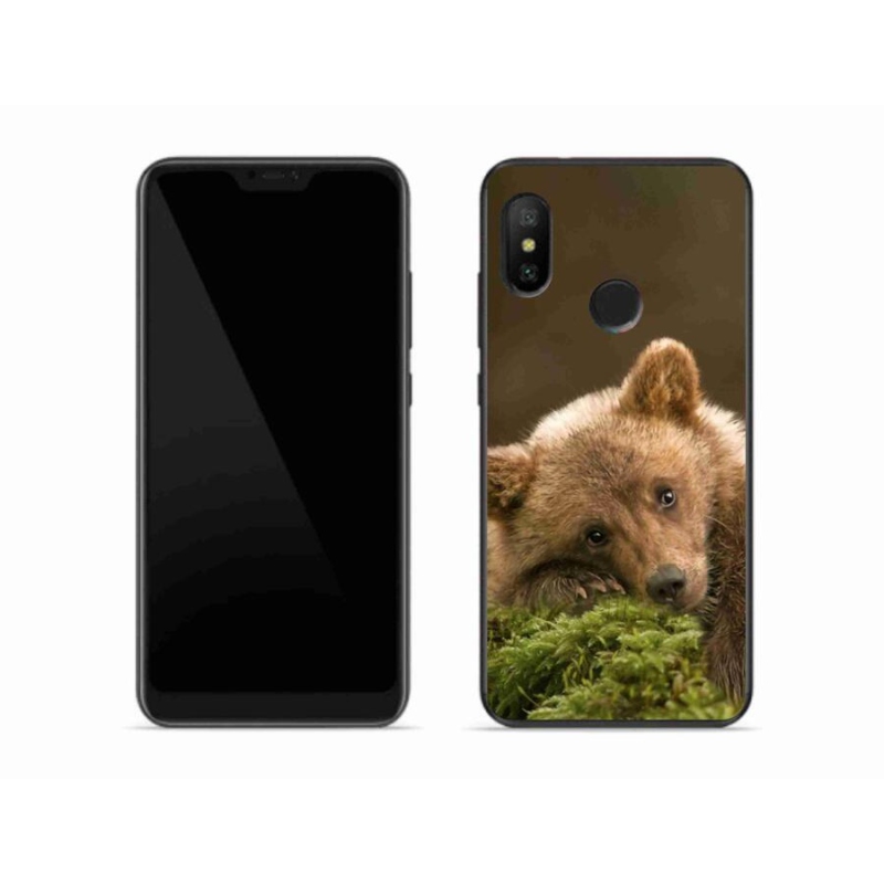 Gelový kryt mmCase na mobil Xiaomi Mi A2 Lite - medvěd