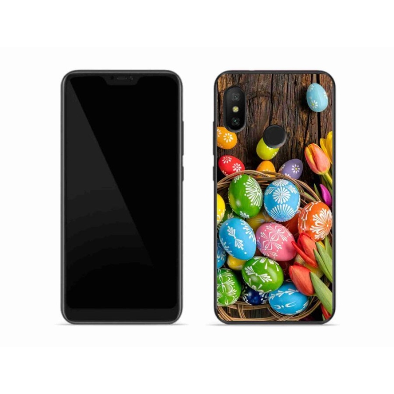 Gelový kryt mmCase na mobil Xiaomi Mi A2 Lite - velikonoční vajíčka