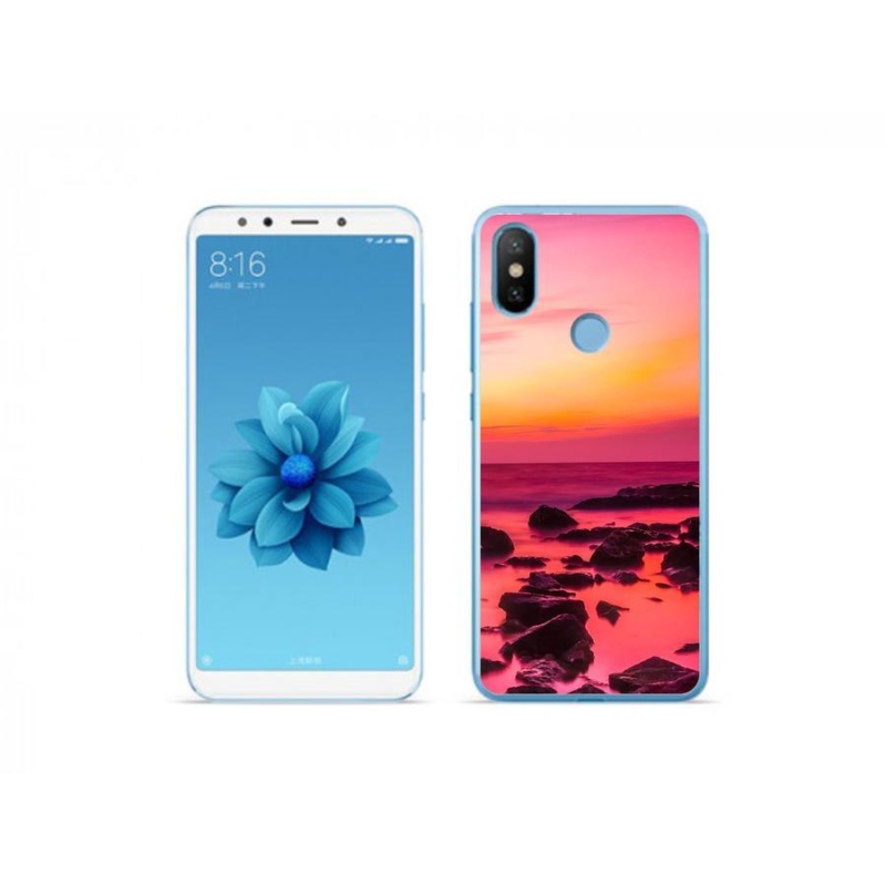 Gelový kryt mmCase na mobil Xiaomi Mi A2 - moře a záře