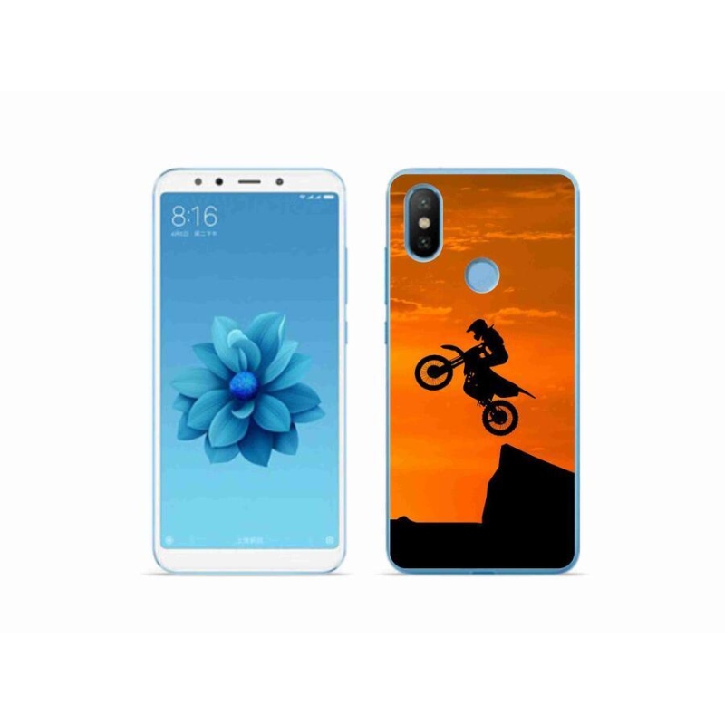 Gelový kryt mmCase na mobil Xiaomi Mi A2 - motocross