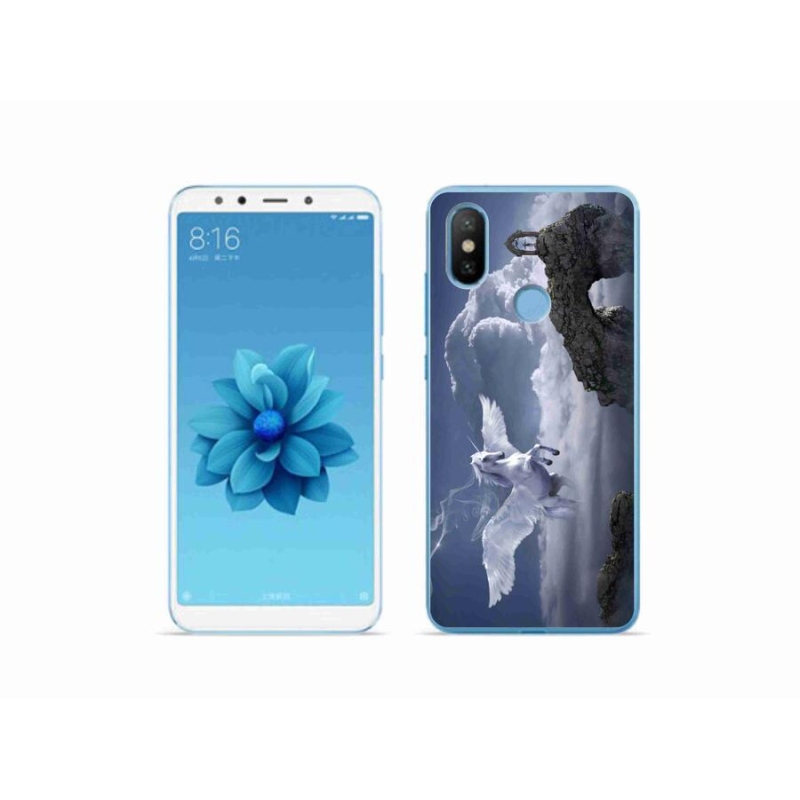 Gelový kryt mmCase na mobil Xiaomi Mi A2 - pegas