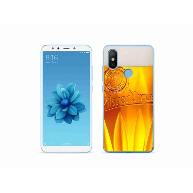 Gelový kryt mmCase na mobil Xiaomi Mi A2 - pivo