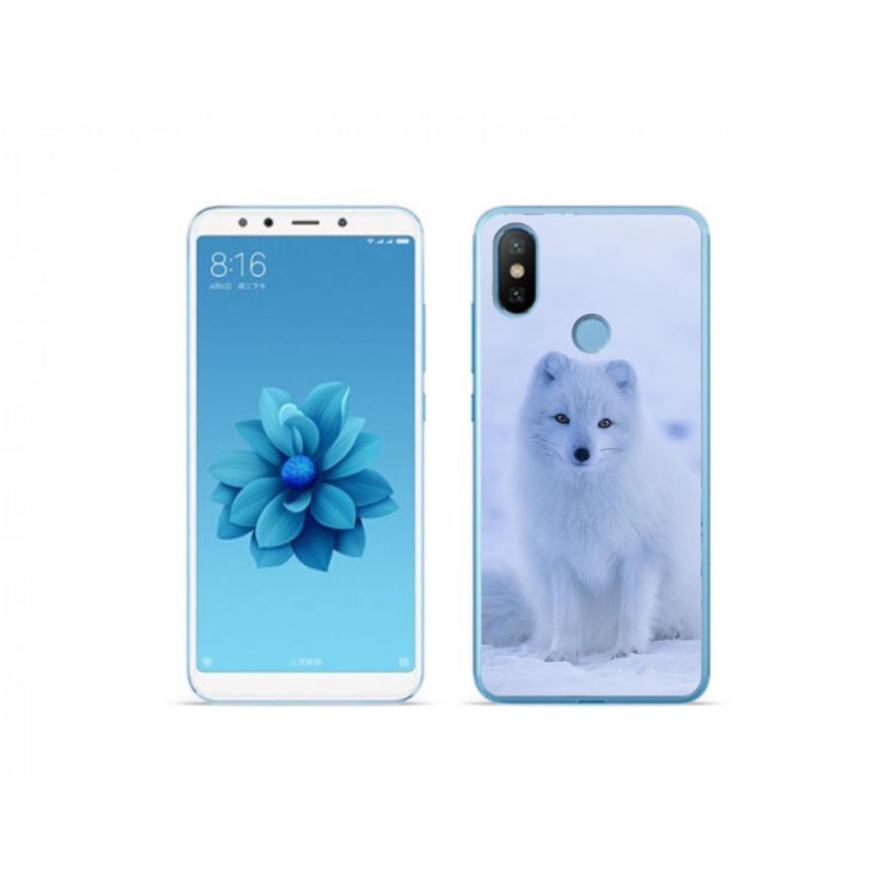 Gelový kryt mmCase na mobil Xiaomi Mi A2 - polární liška