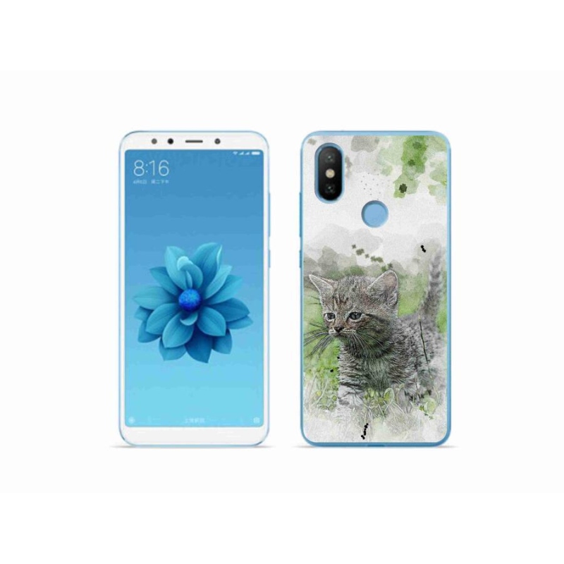 Gelový kryt mmCase na mobil Xiaomi Mi A2 - roztomilé kotě 1