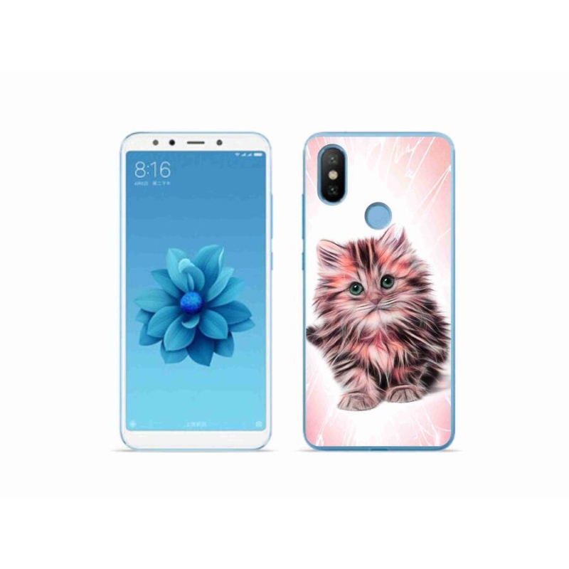 Gelový kryt mmCase na mobil Xiaomi Mi A2 - roztomilé kotě
