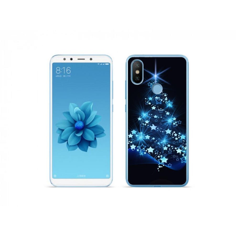 Gelový kryt mmCase na mobil Xiaomi Mi A2 - vánoční stromek