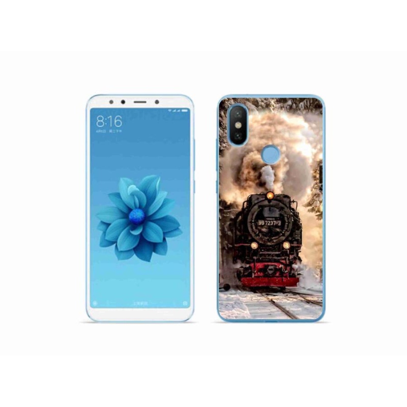 Gelový kryt mmCase na mobil Xiaomi Mi A2 - vlak