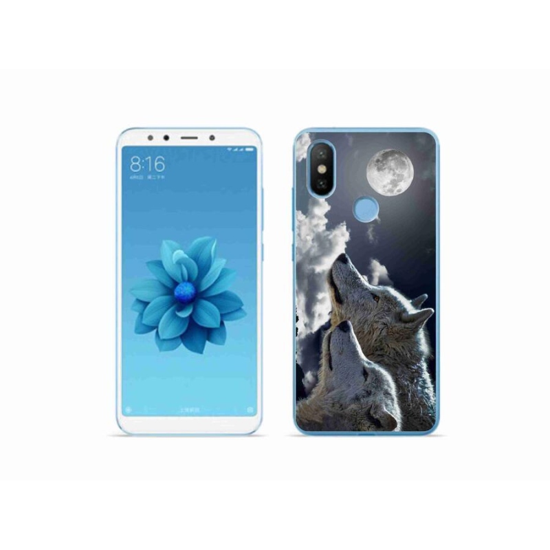 Gelový kryt mmCase na mobil Xiaomi Mi A2 - vlci