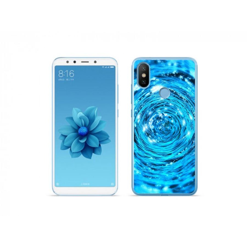 Gelový kryt mmCase na mobil Xiaomi Mi A2 - vodní vír
