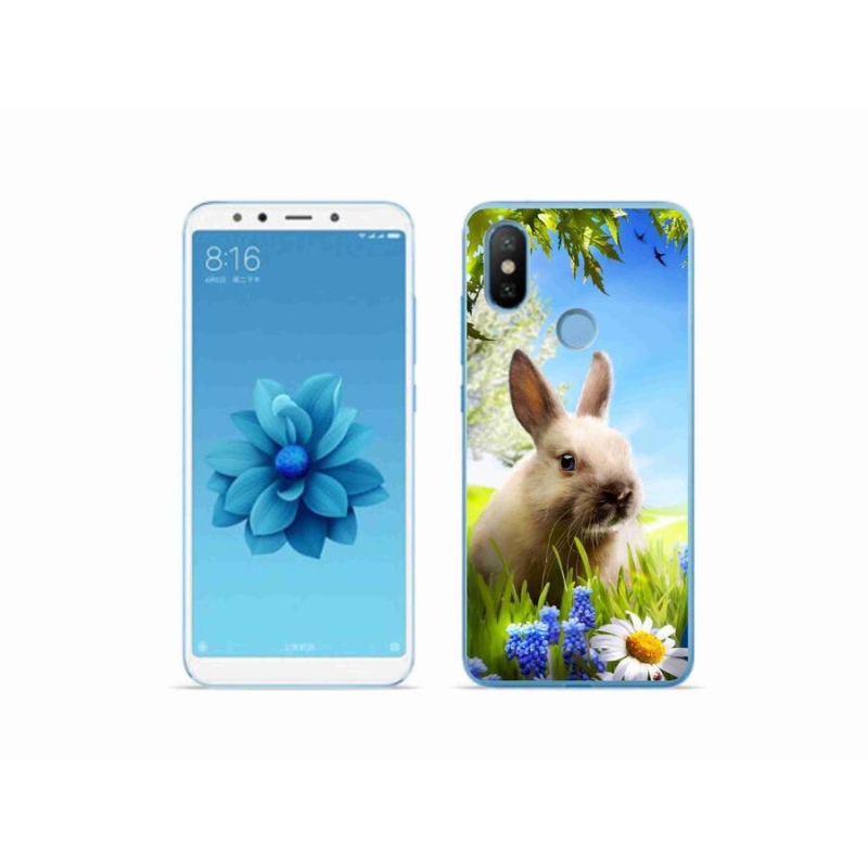 Gelový kryt mmCase na mobil Xiaomi Mi A2 - zajíček