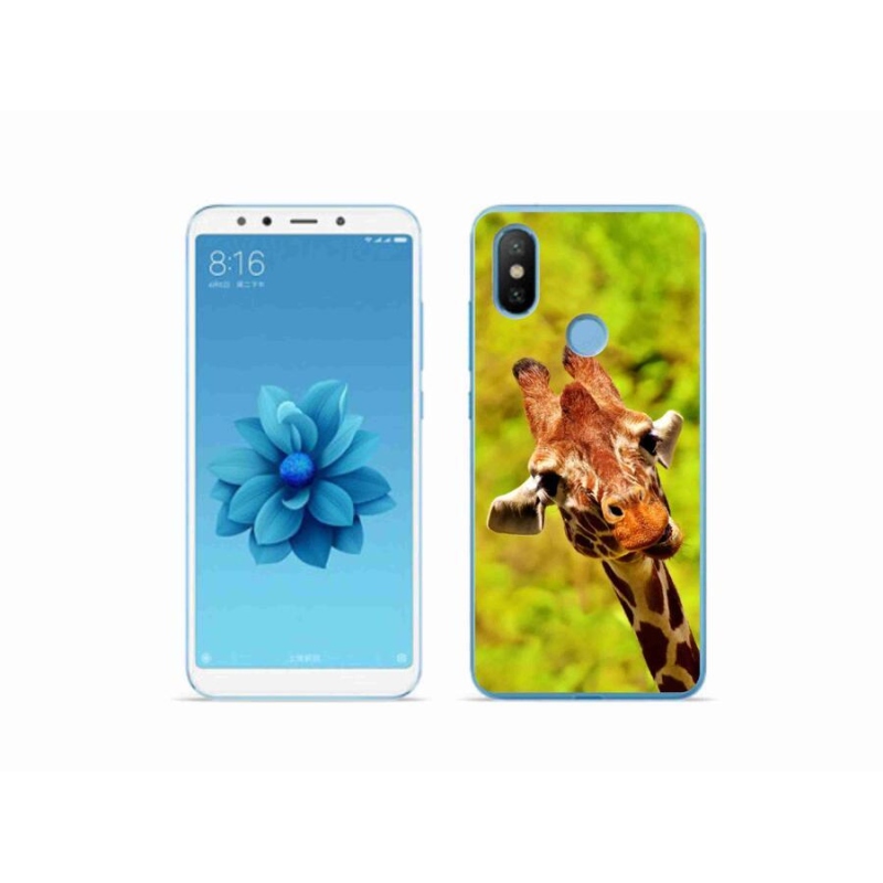 Gelový kryt mmCase na mobil Xiaomi Mi A2 - žirafa