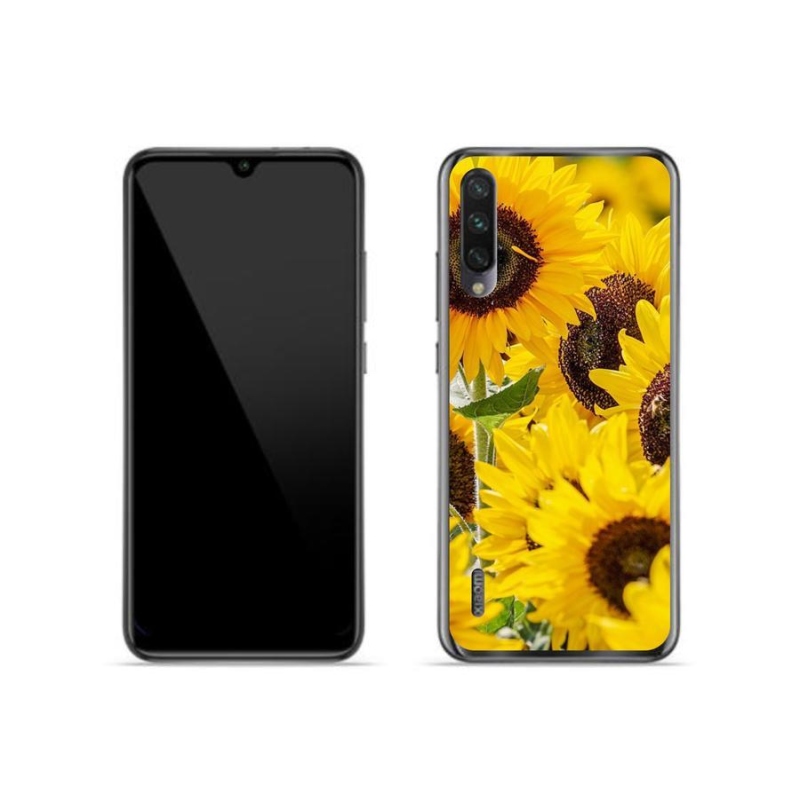 Gelový kryt mmCase na mobil Xiaomi Mi A3 - slunečnice