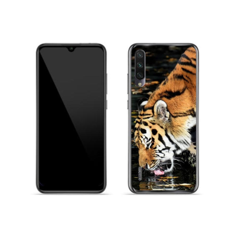 Gelový kryt mmCase na mobil Xiaomi Mi A3 - žíznivý tygr