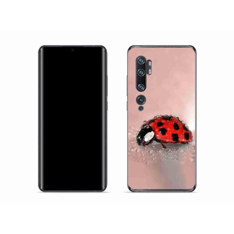 Gelový kryt mmCase na mobil Xiaomi Mi Note 10 - beruška