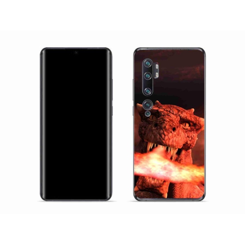 Gelový kryt mmCase na mobil Xiaomi Mi Note 10 - drak