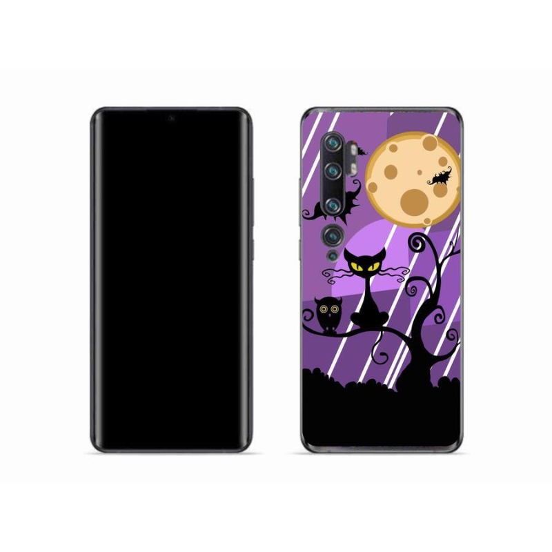 Gelový kryt mmCase na mobil Xiaomi Mi Note 10 - halloween