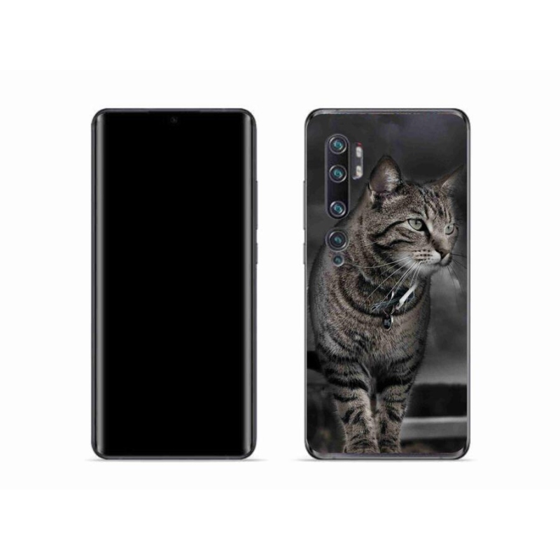 Gelový kryt mmCase na mobil Xiaomi Mi Note 10 - kočka