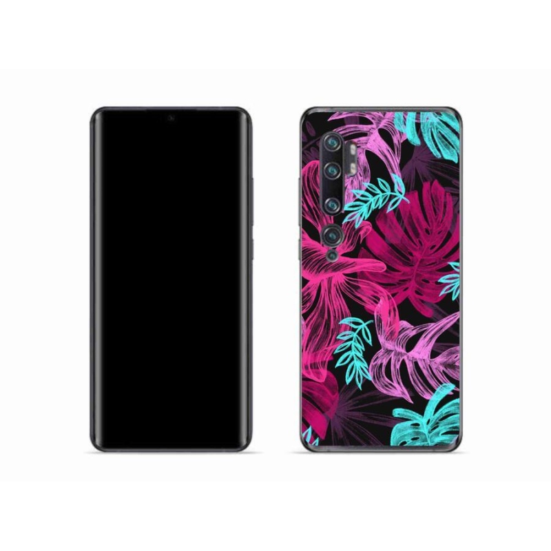 Gelový kryt mmCase na mobil Xiaomi Mi Note 10 - květiny 1