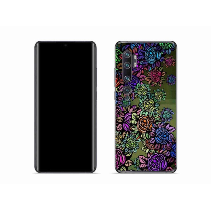 Gelový kryt mmCase na mobil Xiaomi Mi Note 10 - květiny 6