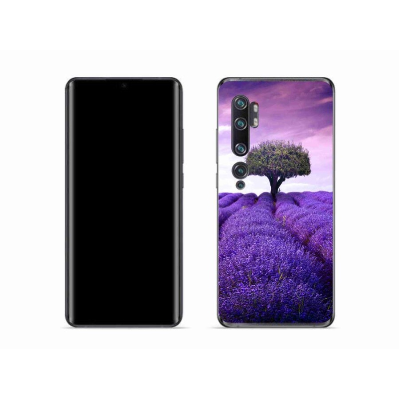 Gelový kryt mmCase na mobil Xiaomi Mi Note 10 - levandulová louka