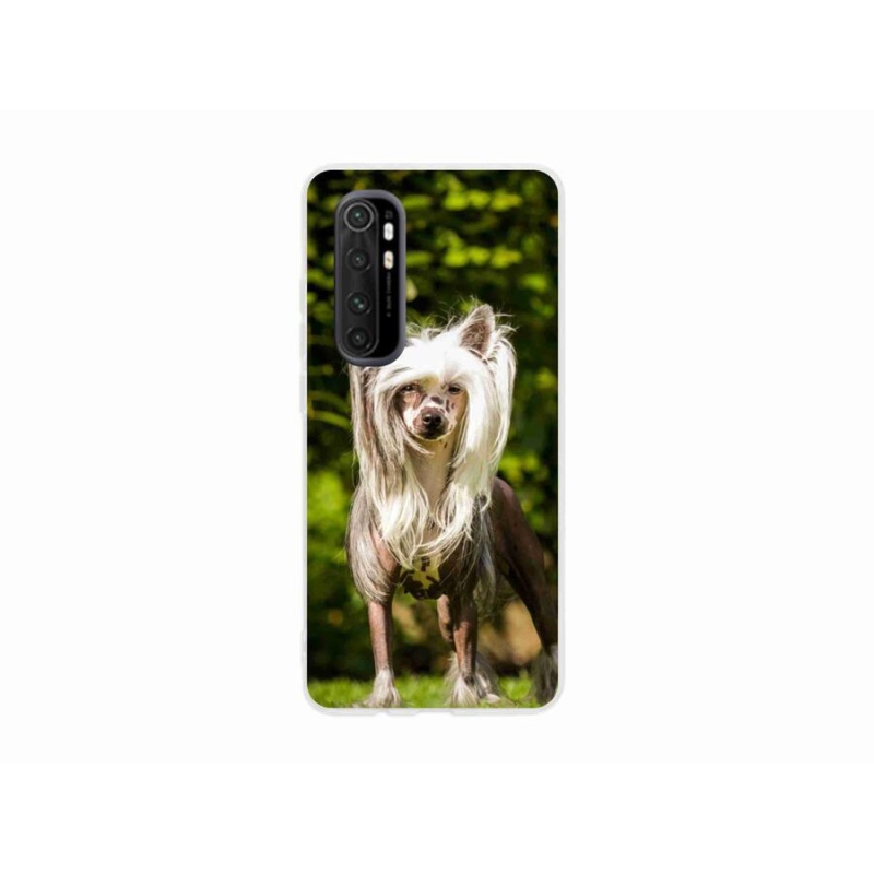 Gelový kryt mmCase na mobil Xiaomi Mi Note 10 Lite - čínský chocholatý pes
