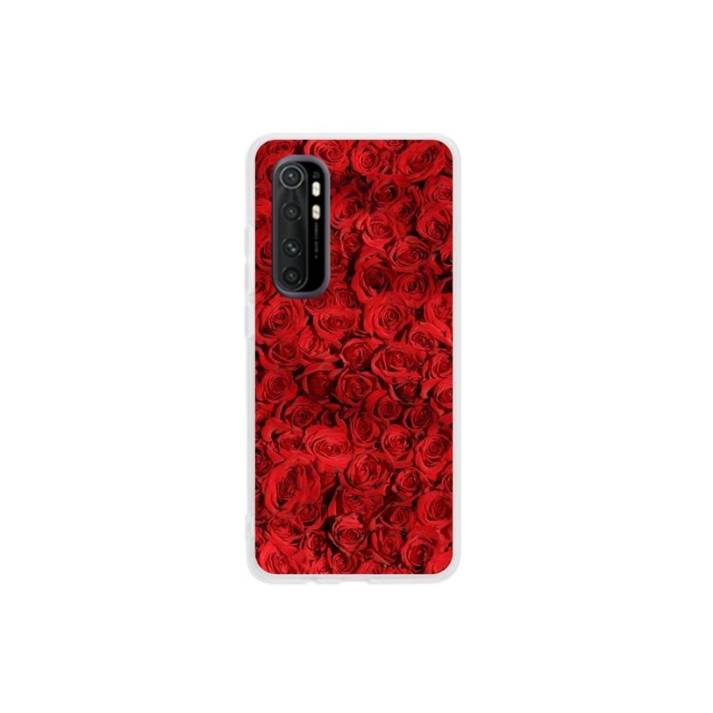 Gelový kryt mmCase na mobil Xiaomi Mi Note 10 Lite - růže