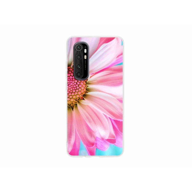Gelový kryt mmCase na mobil Xiaomi Mi Note 10 Lite - růžová květina