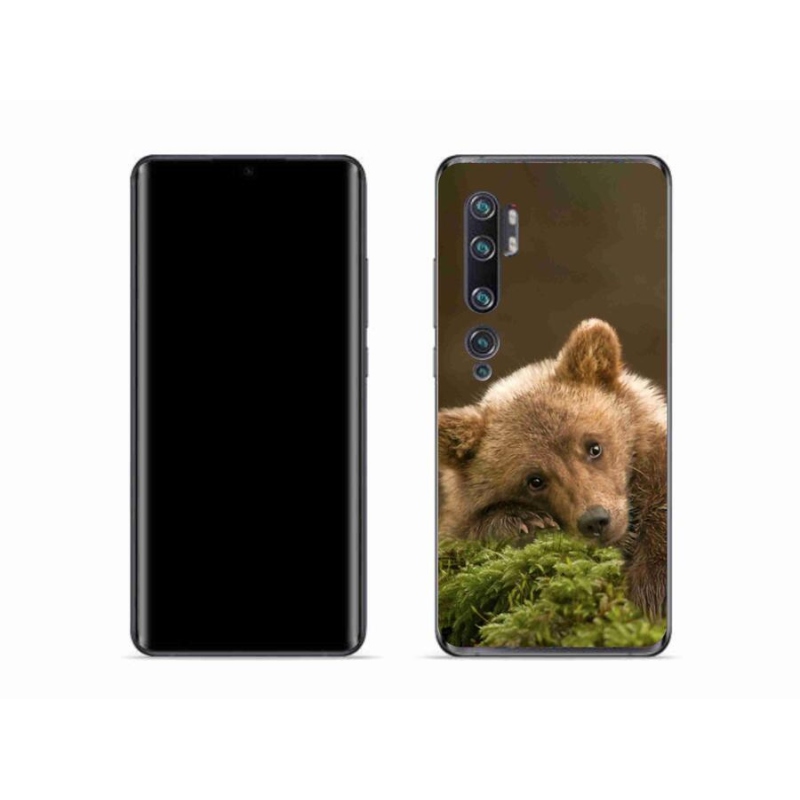 Gelový kryt mmCase na mobil Xiaomi Mi Note 10 - medvěd