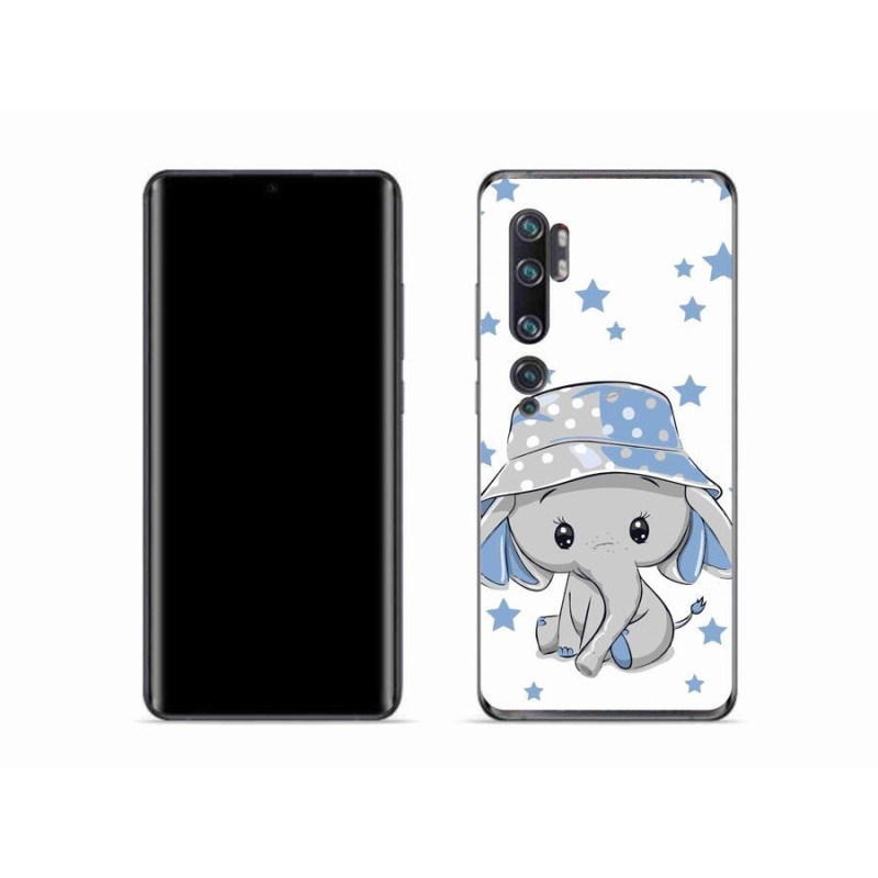 Gelový kryt mmCase na mobil Xiaomi Mi Note 10 - modrý slon
