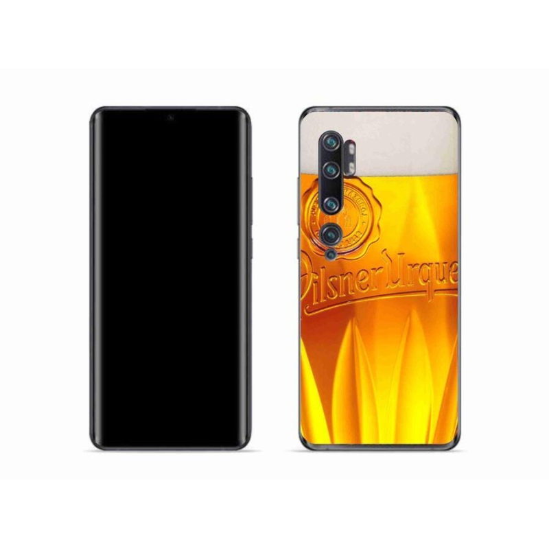 Gelový kryt mmCase na mobil Xiaomi Mi Note 10 - pivo