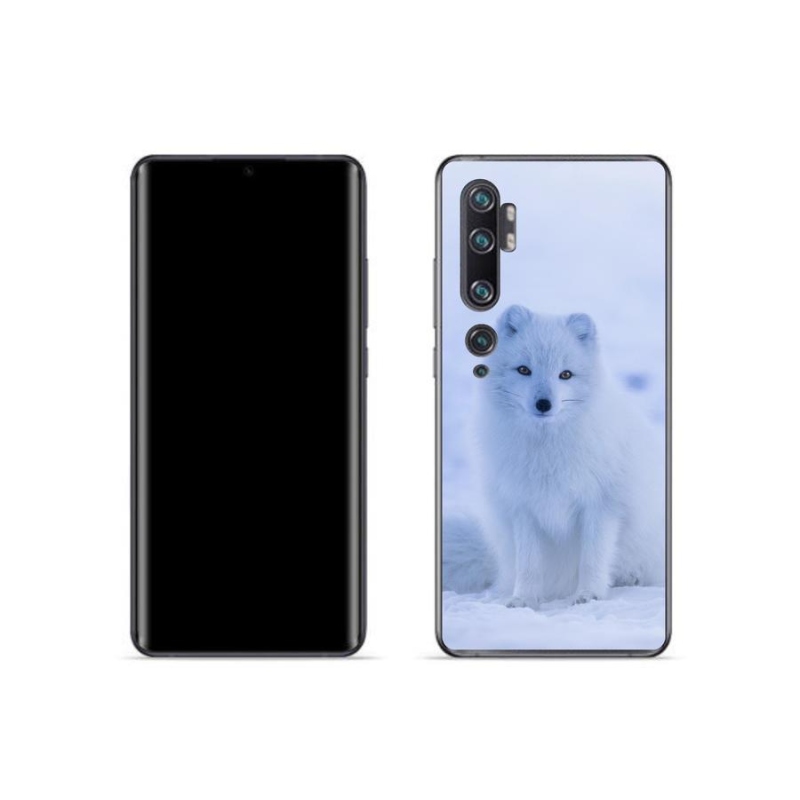 Gelový kryt mmCase na mobil Xiaomi Mi Note 10 - polární liška