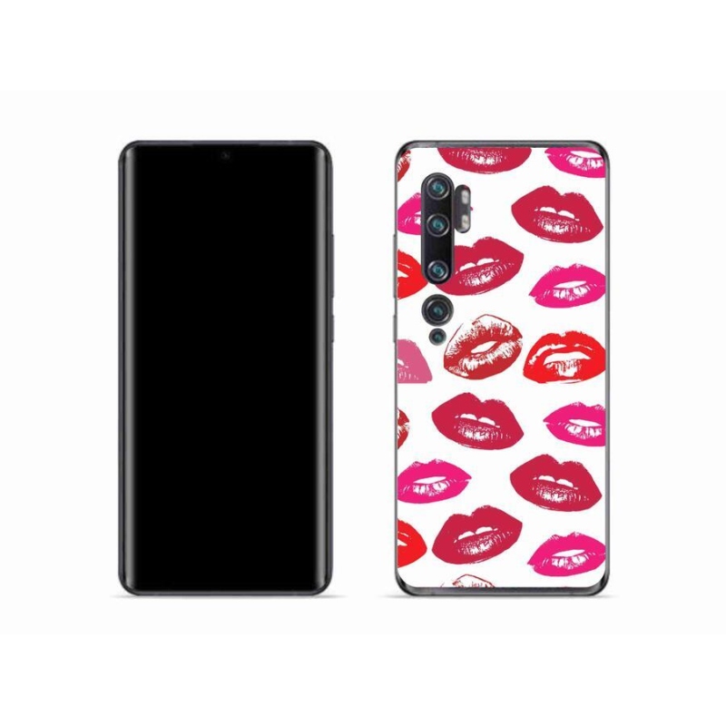 Gelový kryt mmCase na mobil Xiaomi Mi Note 10 - rty
