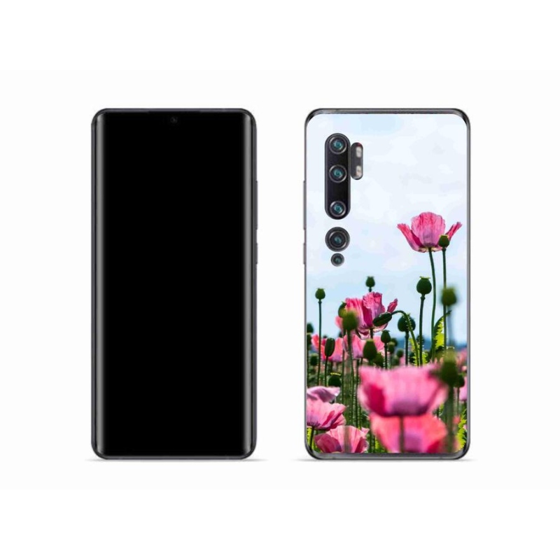 Gelový kryt mmCase na mobil Xiaomi Mi Note 10 - vlčí mák