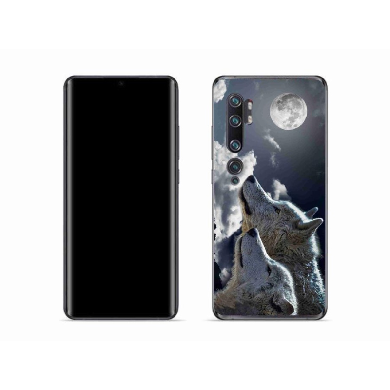 Gelový kryt mmCase na mobil Xiaomi Mi Note 10 - vlci