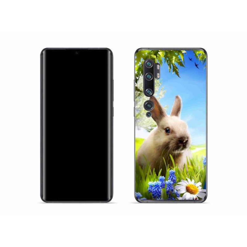 Gelový kryt mmCase na mobil Xiaomi Mi Note 10 - zajíček
