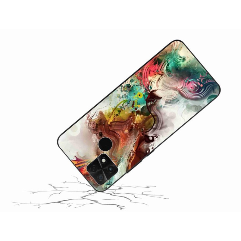 Gelový kryt mmCase na mobil Xiaomi Poco C40 - abstrakt 1