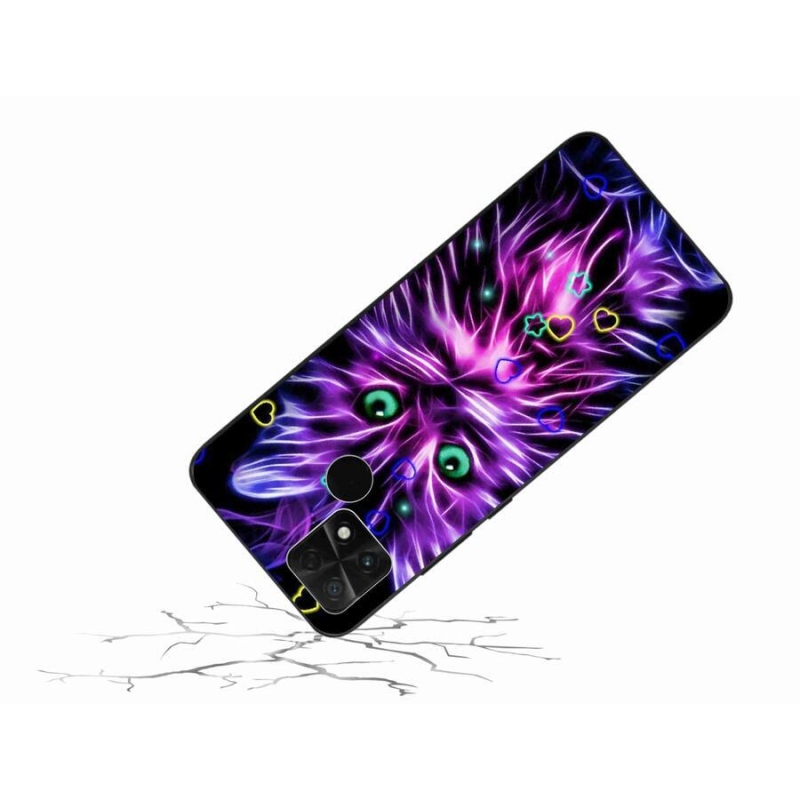 Gelový kryt mmCase na mobil Xiaomi Poco C40 - abstraktní kočka