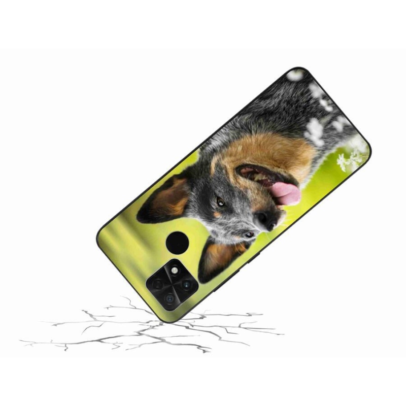 Gelový kryt mmCase na mobil Xiaomi Poco C40 - australský honácký pes